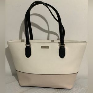 Kate Spade Evangelie saffiano handbag some stain inside bag.